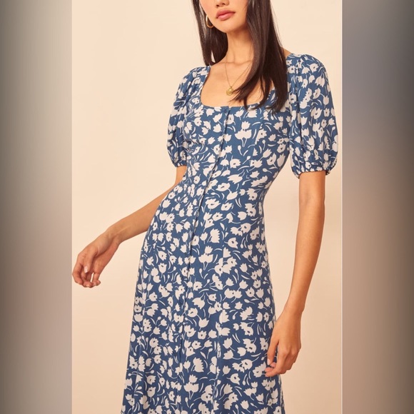 Reformation Beechwood Dress Tuli Size 6 NWT - Picture 4 of 9